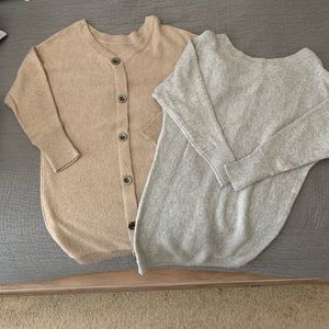Two Extra Long Sweaters $20 for both